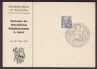Austria Sonder Stempel 1965 Werbeschau Des Österreichischen Philatelistenvereines St. Gabriel Christlich Motive - Covers & Documents
