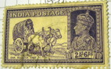 India 1937 Dak Bullock Cart 2a6p - Used - 1936-47 King George VI