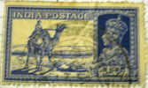 India 1937 Camel 3a6p - Used - 1936-47 Koning George VI