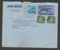 India  90 Np AIR MAIL Envelope Uprated Use # 29455 Inde Indien - Briefe