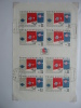 1994 120th Anniv Of Universal Postal Union 11Kc X8  Used Czech Republic MS Sheet Sheetlet - Gebruikt