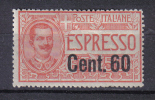 3RG618 - REGNO 1908, Espressi : Serie N. 6  *  Mint - Eilsendung (Eilpost)