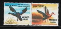 BIRDS 1984 MEXICO DUCKS SET OF 2 NHM Birds Fauna De Mexico - Canards