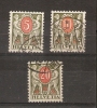 SWITZERLAND - 1924 POSTAGE DUES GROUP  USED  SG D329/30 & 332a - Strafportzegels