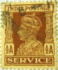 India 1939 King George VI Official 0.5as - Used - 1936-47  George VI