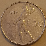 1954 - Italia 50 Lire    ---- - 50 Lire