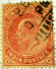 India 1902 King Edward VII 1as - Used - 1902-11 King Edward VII