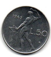 1965 - Italia 50 Lire    ---- - 50 Liras