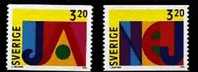 SWEDEN/SVERIGE - 1994  REFERENDUM    SET MINT NH - Unused Stamps