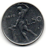 1970 - Italia 50 Lire    ------ - 50 Liras