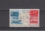 SPM YT PA 38 Obl : De Gaulle , Bateau , Carte - Used Stamps