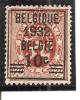 Bélgica - Belgium - Yvert  334 (MH/(*)). - Sobreimpresos 1929-37 (Leon Heraldico)