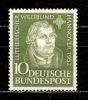 Germany (West) 1952  Tagung Des Lutherischen Weltbundes (**) Mi.149   MNH - Neufs