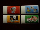 KUT 1972 25th.Anniv Of UNICEF Issue 4 Values To 2/50  MNH. - Kenya, Ouganda & Tanzanie