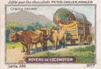 Image / Moyens De Locomotions - Chariot Helvete /  ( Attelage De Boeufs ) / IM K-26/7 - Nestlé