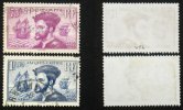 N° 296-297 Paire JACQUES CARTIER Oblit Cote 6,90 € - Usados