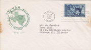 FDC Texas 1945 Statehood 100th Anniversary - 1941-1950