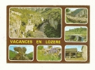 Cp, 48, Vacances En Lozère, Les Gorges Du Tarn, Multi-Vues, Voyagée 1986 - Other & Unclassified