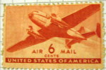 USA 1941 Airmail 6c - Unused - Unused Stamps