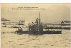 Carte Postale Ancienne Marine Militaire -Le Torpilleur Submersible Thon - Sous Marin - Sottomarini