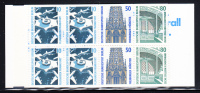 Berlin Complete Booklet Scott #9N552a Pane Of 8 - 4 10pf, 2 Ea 50pf And 80pf - Carnets