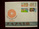 KUT 1972 MUNICH OLYMPICS Issue FULL SET FOUR STAMPS To 2/50 On FDC. - Kenya, Oeganda & Tanzania