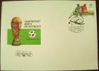 1990 RUSSIA FDC 4 FIFA SOCCER WORLD CUP IN ITALY ITALIA FOOTBALL FUSSBALL - 1990 – Italie