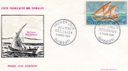 Pli En 1° Jour Du 6/3/1965 Djibouti (Voiliers Regionaux ) Cote 28€ - Somalia (1960-...)