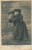 Jolie Carte Fantaisie Femmes - Les Plaisirs De L'Hiver - Le Patinage - Cpa Dos Non Divisé écrite En 1904 - Pattinaggio Artistico