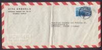 Turkey Airmail ZIYA ARDOSLU Deluxe ISTANBUL 1949 Cover To GOTHENBURG Sweden - Airmail