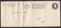 United States Postal Stationery Ganzsache Entier GUARANTY TRUST COMPANY Of NEW YORK HUDSON Terminal Station 1921 Cover - 1921-40
