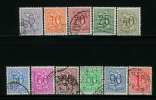 België 1951, Nr 849/859 - USED / GESTEMPELD / OBLITERE - Catw 2,3€ - 1951-1975 León Heráldico