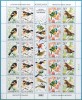 2002  JUGOSLAVIJA JUGOSLAVIA FAUNA  PROTECTED ANIMAL SPECIES WWF BIRDS - Blokken & Velletjes