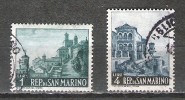 Saint Marin - 1961 - Y&T 506/7 - Oblit. - Gebruikt