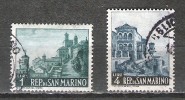 Saint Marin - 1961 - Y&T 506/7 - Oblit. - Usados