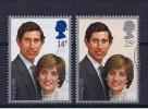 RB 773 - GB 1981 Royal Wedding - Fine Used Set Of Stamps -  Retail £0.50 - Royalty Princess Diana Theme - Non Classificati
