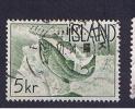 RB 773 - Iceland 1959 - 5k - Atlantic Salmon - Fine Used Stamp SG 371 - Fish Theme - Sonstige & Ohne Zuordnung