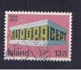 RB 773 - Iceland 1969 - 13k Europa -  Fine Used Stamp SG 459 - Sonstige & Ohne Zuordnung