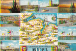 B35483 Kiel Map Cartes Geographiques Used Perfect Shape - Kiel