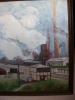 Ma Réf: 1-5-282.     NUAGES Et VAPEURS INDUSTRIELLES    Signée  Horemans A. - Huiles