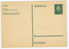 Germany: Postkarte 8 Pf  Absender 3 Linien - Briefkaarten