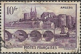 FRANCE 1941 Views - 10f Angers FU - Oblitérés