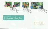 AUSTRALIA  FDC RAINFOREST BUTTERFLIES SET OF 4 STAMPS  DATED 04-05-2004 CTO SG? READ DESCRIPTION !! - Lettres & Documents