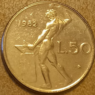 1982 - Italia 50 Lire     ----- - 50 Lire