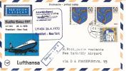 FFC  Frankfurt-New York   Lufthansa   1970 - FDC