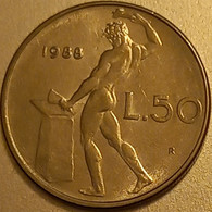 1988 - Italia 50 Lire     ---- - 50 Liras