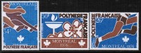 FRENCH POLYNESIA   Scott #  C 134-6**  VF MINT NH - Ungebraucht