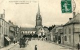 CPA 51 MOURMELON LE GRAND EGLISE ET PLACE D ARMES 1910 - Mourmelon Le Grand