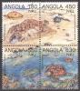 Angola 1993 Turtles Block Of 4 MNH - Tortues