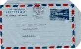 Australia-Israel Mailed Aerogramme / Airletter"Prevent Bush Fires" Postmark "Plane" Printed Stamp  1965 - Aerogramas
